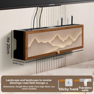 ARTPIONEER | Non-drilling Cable Concealing Placement Shelf