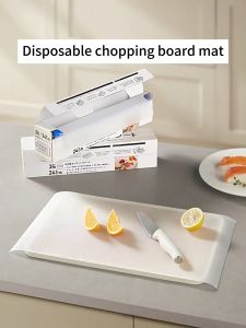 (3M X 24CM) Disposable Kitchen Chopping Board Mat | Food Grade Cutting Mat Tikar Papan Pemotong 一次性菜板垫