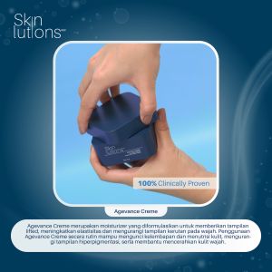 SKINLUTIONS ESC Agevance Creme 2% N-Prolyl Palmitoyl Tripeptide-56 Acetate Solution 2% Niacinamide 56% Glycerin / Moisturizer Cream / Brightening Cream / Anti Aging Cream / Krim Mencerahkan / Krim Anti Aging / Krim Anti Kerutan / Krim Pelembab Kulit - Lazada