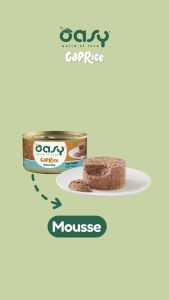 Oasy Caprice Mousse Wet Cat Food – Premium Smooth and Delicious Meal for Cats (85g per Can)