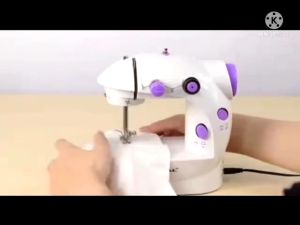 Mesin Jahit Portable 4in1 Alat Jahit Menjait Menjahit Baju - Vanstar Mini (Bisa Listrik/Baterai) - Compact & Mungil - Dapat Pedal & Aksesoris (Termasuk Adaptor)