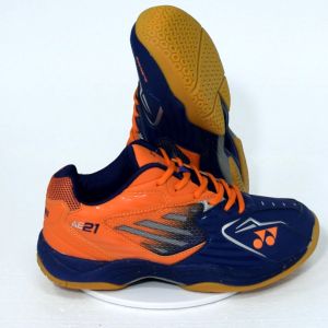Sepatu Badminton Yonex All England 21 Dark Grape & Rustic Orange