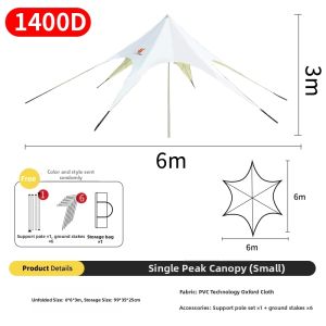 MUJOD | Outdoor Gathering Extra Large Shade Canopy