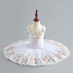 Ballet Performance Outfit Professional Little Swan TUTU Skirt Childrens Swan Lake Ballet Puffy Skirt Performance Costume for Girls