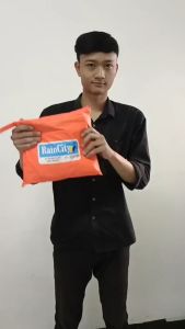 Rain City Jas Hujan Pria Setelan Light Project 69151 Orange