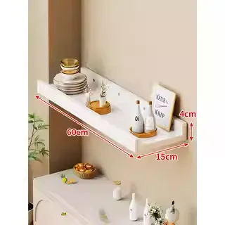 WUBUWEI | Kệ Treo Tường Đựng Đồ Gỗ Cứng