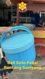 RANTANG SAMYANG - Rantang Plastik Hajatan Termurah / Tempat Berkatan Unik Kekinian