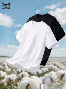 MiiOW | Heavyweight Cotton Plain White T-shirt Underwear