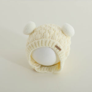 Baby Knitted Scarf Hat Set Winter Outdoors Casual Style for Boys And Girls Soft Wool Material Warm And Comfortable for Small Babies