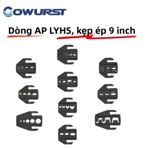Kìm Bấm Đa Năng 9 Inch AP LY HS Series Với Đầu Kẹp Bằng Gang Và Khuôn Ép Cho Đầu Nối Ép Lạnh