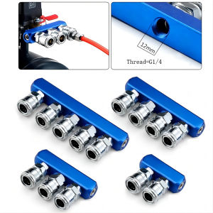 Fitting C-type SMY SMV SML Round Compressor Pneumatic Fitting Pump Tool Coupler Manifold Multi Splitter Air Gas Distributor