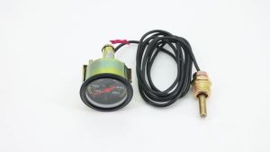 RYSJM | 2 Inch 52mm Water Temperature Gauge Dual Scale Mechanical with Sensor 21mm 1/2NPT Thread 18m Wire for 12V Vehicle Use
