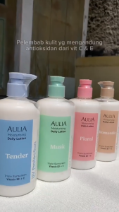 JUKE Aulia Daily Lotion 500ml Hand Body With UV Protection Triple Sunscreen Vitamin B3 + E