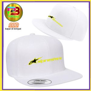 Topi Snapback Alpinestart Viral Topi Casual Rope Hat Bahan Denim Topi Distro Pria Wanita Topi Premium Bisa Custom