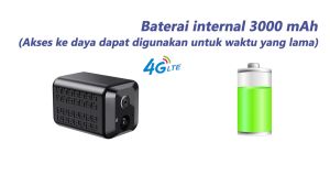 XIHANCAM 5MP CCTV Mini 4G SimCard Kamera Tersembunyi Baterai Tanpa Kabel Spy Cam Jarak Jauh Lewat HP