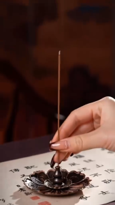 【Ship PG】天然松塔线香|原木无化学添加|净化空气除异味Natural Pinecone Incense Sticks招财净宅松塔香财库香