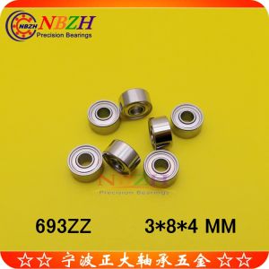 Chuôi Bi Lăn Chính Xác R830ZZ 1000093 693-2RS S693ZZ 3*8*4 Mm Bi Lăn Sâu Ổ Trục Bi Lăn Thép Bi Lăn Tiêu Chuẩn