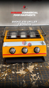 ETON BBQ Grill Smokeless Barbecue Griller 3 Heads