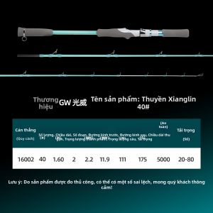 GW | Cần Câu Cá Biển Dùng Sợi Carbon Cho Cá Bống Đen & Cá Hồi Biển