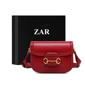 Stylish Red Saddle Bag Womens Wedding Shoulder Crossbody Bag New 2025 Fashion Trend Soft Synthetic Leather Compact Size