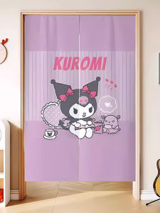 Cartoon Door Curtain Room Partition Curtain Childrens Bedroom Bathroom Home Use Half-length Hanging Cloth Curtain