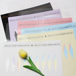 Cốt giấy Bóng Kính Gói hoa 1-3 bông cao cấp định hình tạo mẫu cho bó hoa..