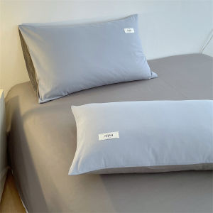 Simple Pure Color Cotton Pillowcase 48x74cm