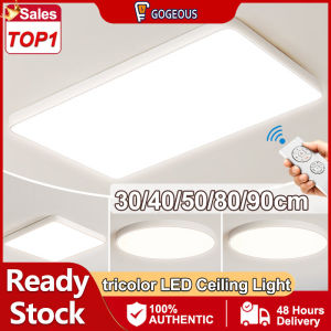 GOGEOUS ceiling lights modern design with remote tri color led ceiling light modern led lights for room at night Ultra-thin ceiling light for living room bedroom kitchen bathroom dinning corridor balcony ceiling lamp