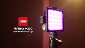 Zhiyun FIVERAY M20 / M20C RGB LED Light (Standard / Combo) 100% ORIGINAL