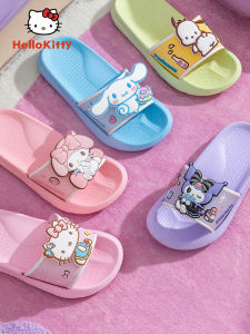 Kids Slippers Girl Summer Hello Kitty 2024 New Non Slip Clow M Slippers Childrens Sandals Matching
