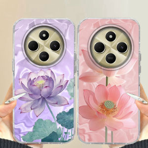 Art Design Pattern Korean Phone Case For Xiaomi Redmi 14C 15C 13C Note 15 14 13 Pro 12 11 8 9 A3 Shockproof Lotus Flower Cover