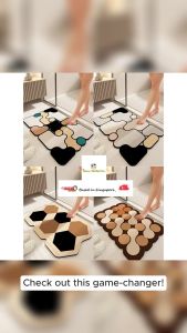 Diatomite Absorbent Floor Shower Mat Anti Slip Quick-Drying  Non-slip Bath Floor Mat Shower Mat floor Mat