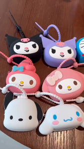 SANRIO กระเป๋าใส่เหรียญ Sanrio พวงกุญแจ การ์ตูนน่ารัก ขนาดพกพา เหมาะสำหรับเป็นของขวัญให้กับนักเรียนชั้นประถมศึกษา