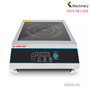 Bếp từ công nghiệp IC-50B công suất 5kW mặt bếp lõm