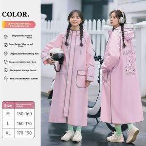ZHENGYU | Rainproof Full-body Raincoat Single Person E-bike Student Use