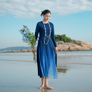 Warm Comfortable Wool Silk Blended Dress