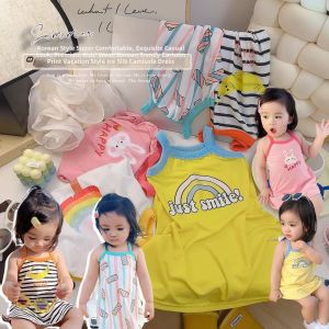 Tagkita | Summer Princess Tank Dress A-Line Sleeveless Thin