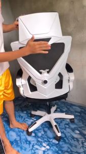 (COD) Gaming Chair Office Chair Ergonomics Chair High Back Comfortable Meeting Room with Adjustable Armrest Korean Ergonomics Chair Computer Chair Home Office Chair Gaming Chair with Foot Rest Study Chair