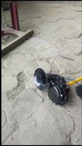 Klakson Scania Tutup Besi Merk Cicada Volvo Klakson Keong Angin Truck 12/24V Merk Cicada