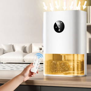 เครื่องกำจัดความชื้นขนาดเล็ก NOCCLILI CS-812-Q สำหรับใช้ในบ้าน ดูดความชื้นในห้องใต้ดิน ป้องกันความชื้น ระบายความชื้นได้ 30 ลิตรต่อวัน