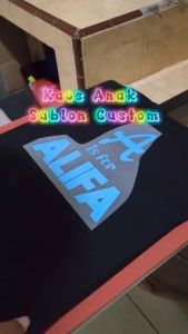 KAOS SABLON CUSTOM DTF SATUAN BISA CETAK FOTO | KATA | COUPLE FAMILY | BIRTHDAY| FULL COLLOR - KAOS WARNA
