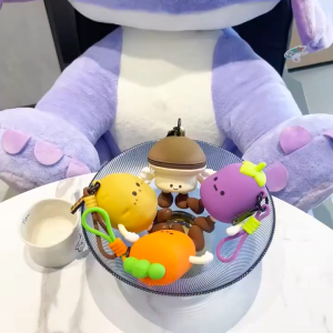 Q uncle Keychain Silicone Bag Sayur Mayur Silicone ORIGINAL