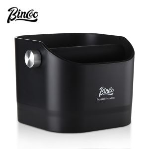 BINCOO Square Coffee Knocker Bucket Household Bar Espresso Storage Tool Box Coffee Grounds Box 1.6L