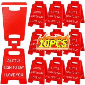 Dizoey 10Pcs Valentines Day Gifts Romantic A Little Sign To Say I Love You Fun Valentine Day Birthday Wedding Gifts Funny Table Decorations