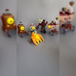 WANKELAI | Đồ Chơi Robot Đánh Zombie Năm Trong Một