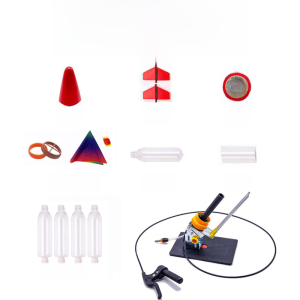 Water Rocket Full Set Ingredients Launcher Suit Parachute Tail Competition Target Lag Scientific Experiment