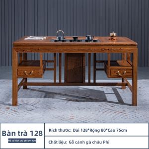 XIANMINGYUAN | Bàn Trà Gỗ Đỏ Cánh Gà Phong Cách Trung Quốc Mới Sang Trọng