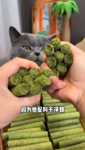 Rumput Kucing Cat Grass Sticks Freeze Dried Cat Treats Hairball Control Digestive Support Ready Stock Malaysia
