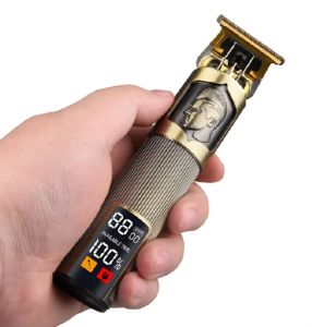 Máy Cạo Râu Điện Không Dây T9 Sạc USB Chuyên Nghiệp Cạo Sát 0mm Thời Gian Sử Dụng 80 Phút Lưỡi Dao Thép Không Gỉ Dành Cho Nam Giới Cắt Tóc Tại Nhà