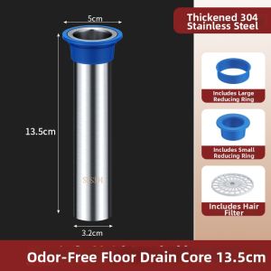 Thickened Deodorizing Insect-Preventing Drain Core